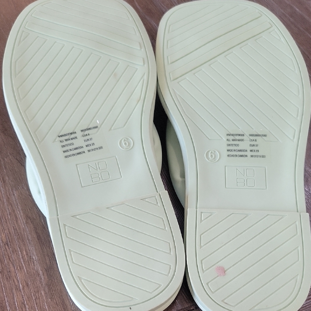 NOBO Pink and Green Women's Sandals - Picture 5 of 11